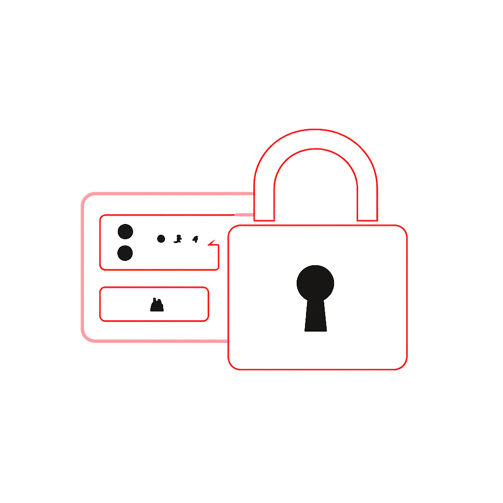 Illustration depicting the security features of BHT Club.