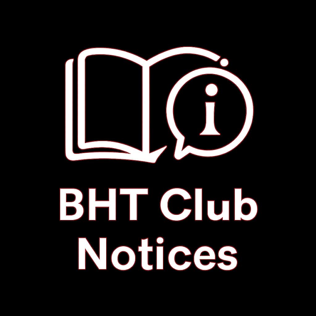 Icon representing BHT Club Notices.