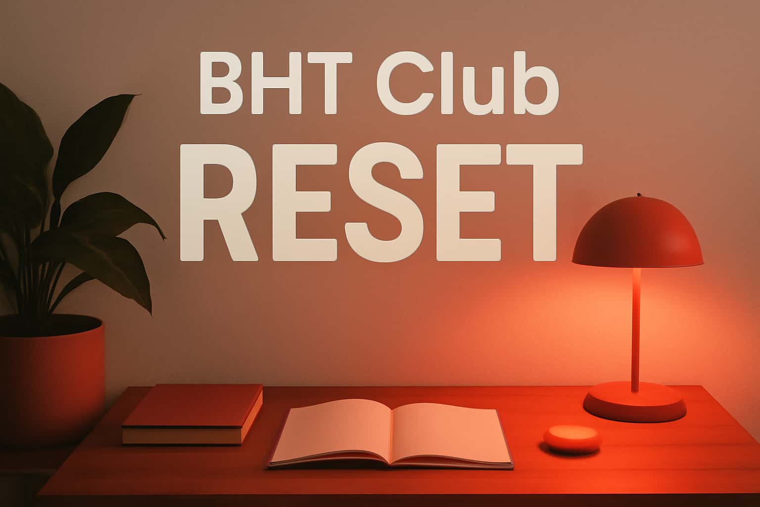 A visual representation of the BHT Club Reset process, featuring the text 'BHT Club' in a professional manner.