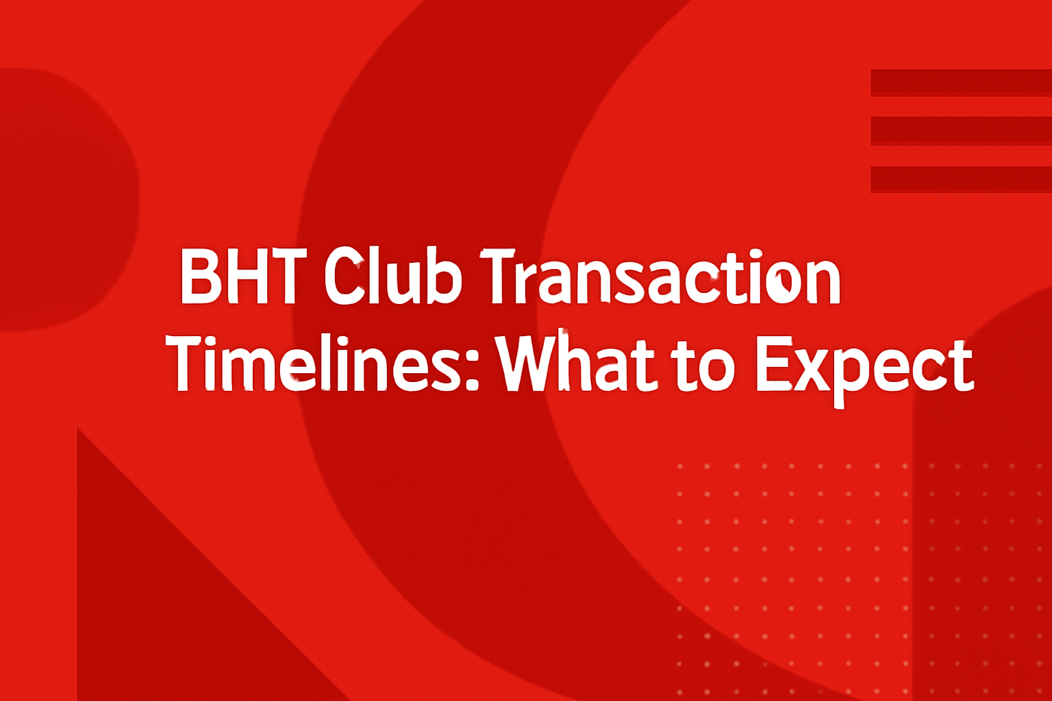 A visual representation of the BHT Club Reset process, featuring the text 'BHT Club' in a professional manner.